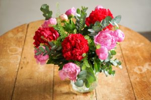 bouquet pivoine