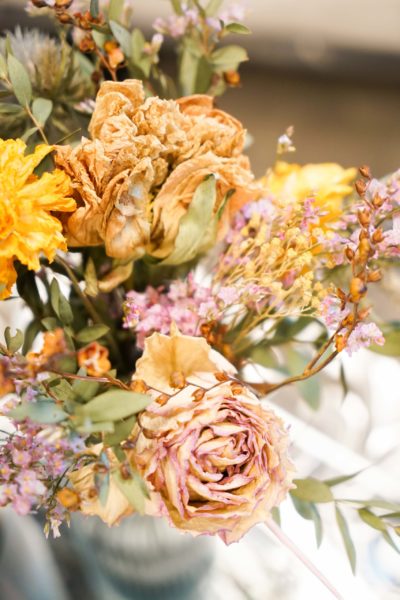 Nouveaux bouquets de fleurs séchées